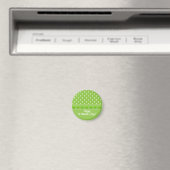 Aimant Vert, points et Shamrocks (In Situ (Lave-vaisselle))