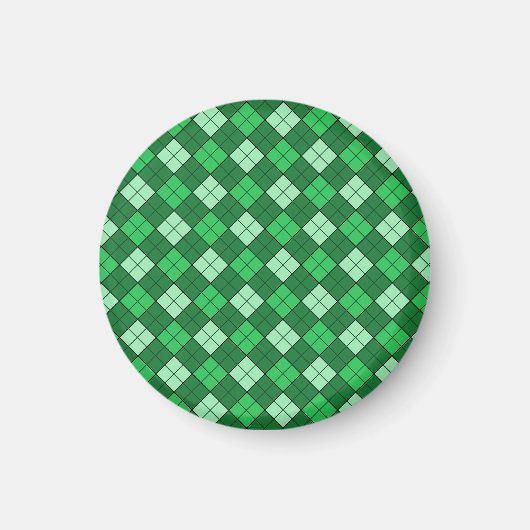 Aimant vert (rond) (Devant)