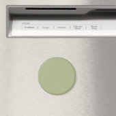 Aimant Vert sauge poussiéreux uni (In Situ (Lave-vaisselle))