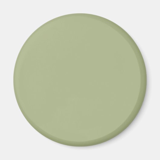 Aimant Vert sauge poussiéreux uni (Devant)