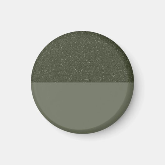 Aimant Vert Terreux Bicolore – Personnalisable (Devant)
