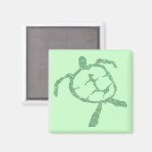 Aimant vert tortue (Recto/Verso)
