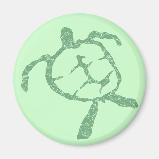 Aimant vert tortue (Devant)