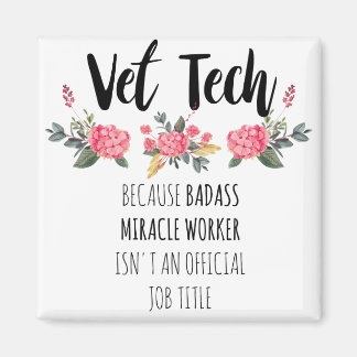 Aimant Vet Tech Gratitude Appréciation Merci Cadeau