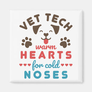 Aimant Vet Tech Warm Hearts for Cold Noses