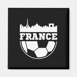 Aimant Vêtement de football vintage France Cadeau pour jo