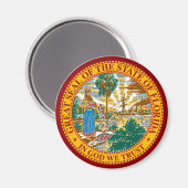 AIMANT VÊTEMENT D'ÉTAT FLORIDE (Recto/Verso)
