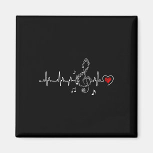 Aimant Vêtements de battement de cœur de musique pour les