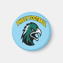Vêtements de fan de football de Philly avec mascot
