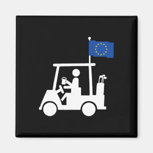 Aimant Vêtements de golf patriotiques EU chariot de golf 
