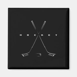 Aimant Vêtements de hockey - Joueur de hockey sur glace C