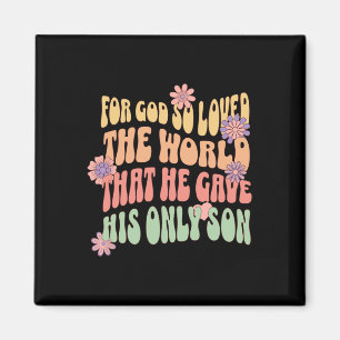 Aimant Vêtements De Noël Pour Dieu Si Aimé Le Monde Que