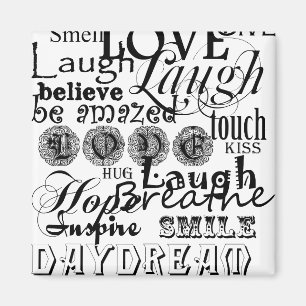 Aimant Vêtements et cadeaux de conseil vintage pour la vi