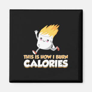 Aimant Vêtements Mignons S'mores Marshmallow Comment Je B