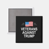 Aimant Vétérans contre Trump - (Recto/Verso)