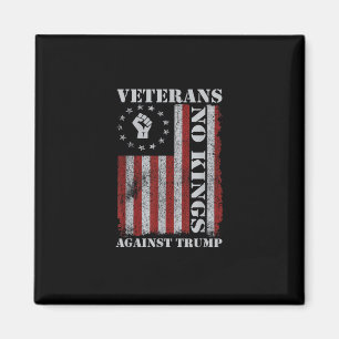 Aimant Vétérans Militaires Protestent Drapeau Patriotique