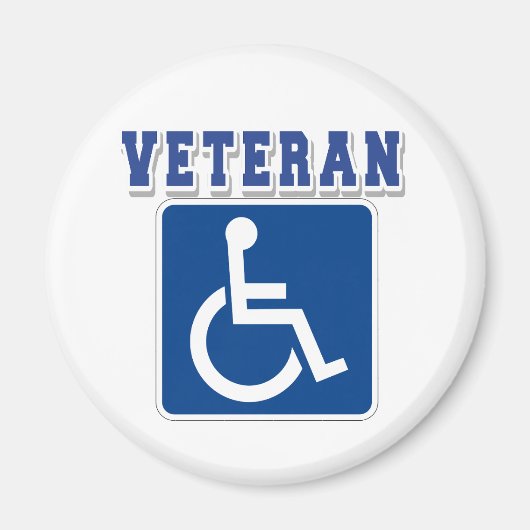 Aimant Vétérinaire handicapé handicapé (Devant)