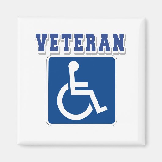Aimant Vétérinaire handicapé handicapé (Devant)
