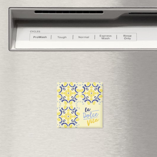 Aimant Vibe de vie italienne (In Situ (Lave-vaisselle))