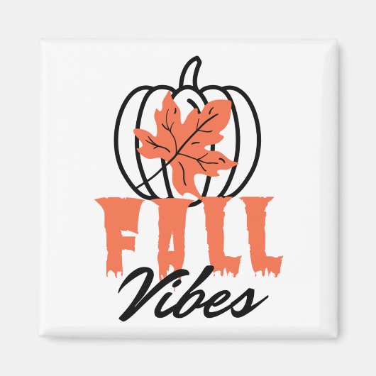 Aimant Vibes d'automne (Devant)