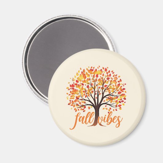 Aimant Vibes d'automne - Cosy Fall Tree (Recto/Verso)