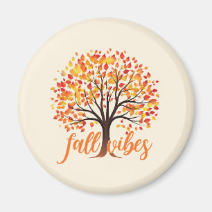 Aimant Vibes d'automne - Cosy Fall Tree