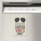 Aimant Vibes de jardin d'enfants seulement Retour à l'éco (In Situ (Lave-vaisselle))