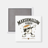 Aimant Vibes de marshmallow (Recto/Verso)