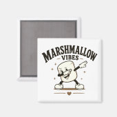 Aimant Vibes de marshmallow (Recto/Verso)