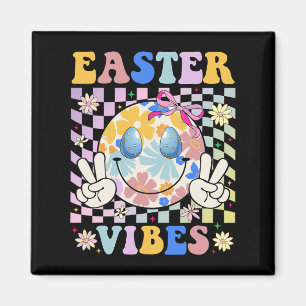 Aimant Vibes de Pâques Coquetee Smile Bunny Peace Retro G