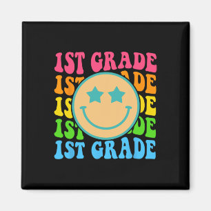 Aimant Vibes de première année super Face Retro Enseignan