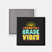 Aimant Vibes de quatrième année Enseignant Élève 4e année (Recto/Verso)