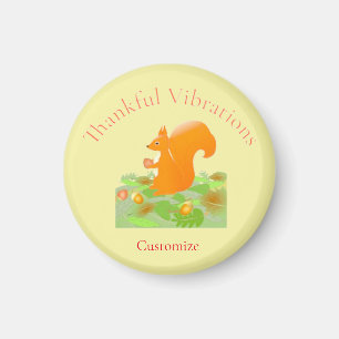 Aimant Vibes de remerciement écureuil Thunder_Cove