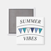 Aimant Vibes d'été de Bunny Bunny (Recto/Verso)