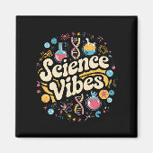 Aimant Vibes scientifiques Super Premier jour de retour à (Devant)