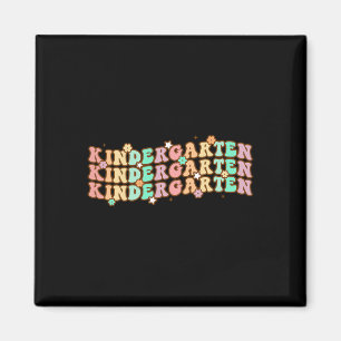 Aimant Vibes super de jardin d'enfants Face Retro Enseign