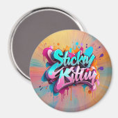 Aimant "Vibes urbaines joueuses" (Recto/Verso)