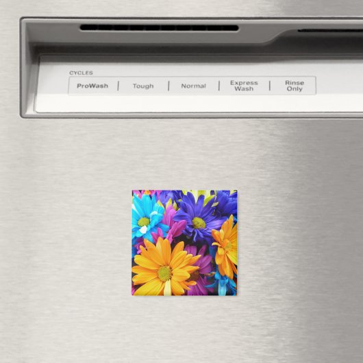 Aimant Vibrant Gerbera Daisy (In Situ (Lave-vaisselle))