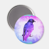 Aimant Vibrant violet Martin (Recto/Verso)