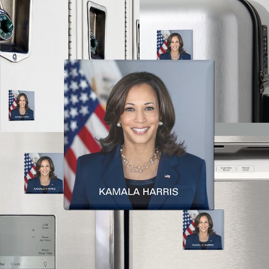 Aimant Vice-président Kamala Harris Portrait officiel