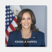 Aimant Vice-président Kamala Harris Portrait officiel (Devant)