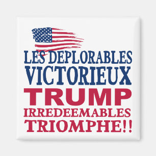 Aimant Victoire de Les Deplorables d'atout - penny 2016