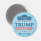 Aimant Victoire de Trump (Recto/Verso)