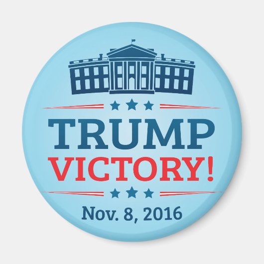 Aimant Victoire de Trump (Devant)