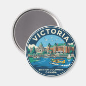 Aimant Victoria Canada (Recto/Verso)