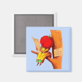 Aimant Victorian carte de commerce tomate chef femme (Recto/Verso)