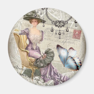 Aimant victorian girly de cru de lustre