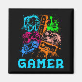 Aimant Video Game Console Controllers Clic Gamer Lover Co (Devant)