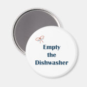 Aimant Vider Le Lave-Vaisselle Rappelle (Recto/Verso)