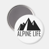 Aimant Vie alpine (Recto/Verso)